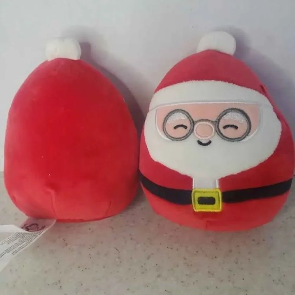 Squishmallows Santa Plush Lot of 2 Small 5” Christmas Holiday Soft Stuffed EUC